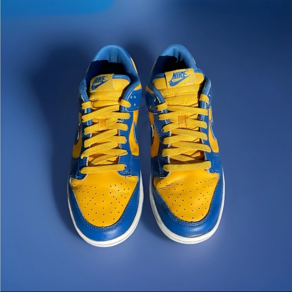 Nike Dunk Low Retro UCLA Blue Jay Size 7.5 Men’s WORN - Picture 2 of 7
